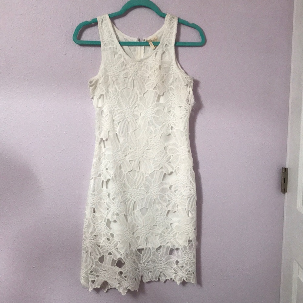 Japna white lace dress